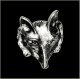 Wolf Head Pin