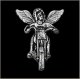 Large Guardian Angel Motorcycle Pin