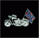 MC Rebel Flag Pin