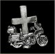 Full Dresser Motorcycle w/ Cross Pin