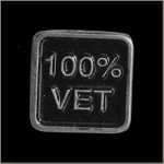 100% Veteran Pin