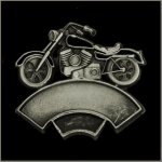 Double Line Motorcycle Event Pin