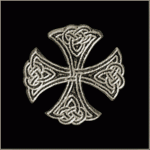 Celtic Maltese Cross Pin