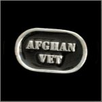 Afghan Vet Title Pin