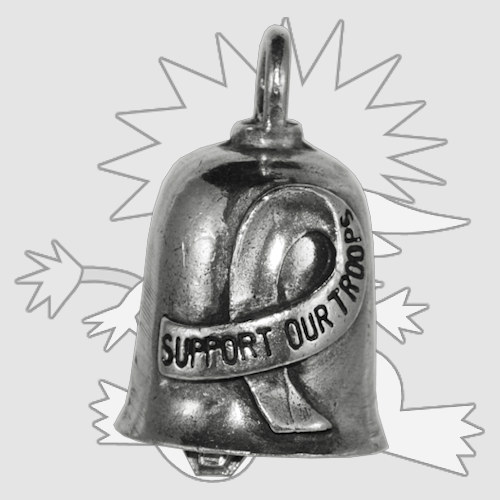 Support Our Troops Gremlin Bell